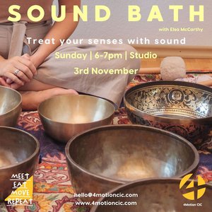 🎶 SUNDAY SOUND BATH WORKSHOP
Sunday 3rd November | 6-7pm

Hands up who&rsquo;s ready to press pause, get cosy under a blanket and totally switch off at a beautiful sound bath?

🙌🏼 WE ARE?

We are delighted to welcome the lovely Elsa @eating.with.e